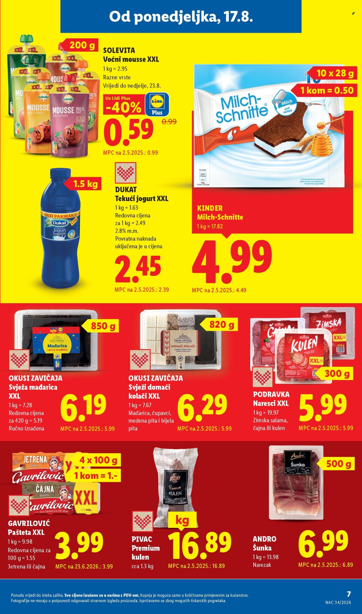 Lidl katalog - 17.08.2026. - 23.08.2026. Stranica 7