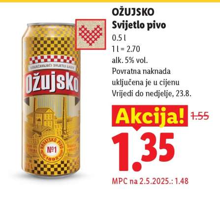 OŽUJSKO Svijetlo pivo