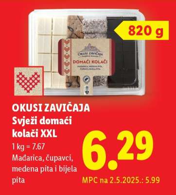 Okusi zavičaja Svježi domaći kolači XXL
