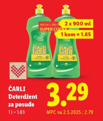 ČARLI Deterdžent za posuđe