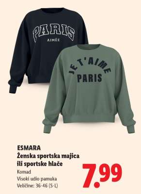 Ženska sportska majica ili sportske hlače