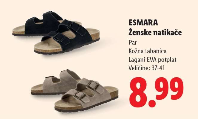 ESMARA Ženske natikače