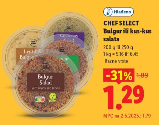 Chef Select Bulgur ili kus-kus salata