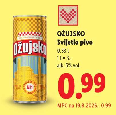 OŽUJSKO Svijetlo pivo