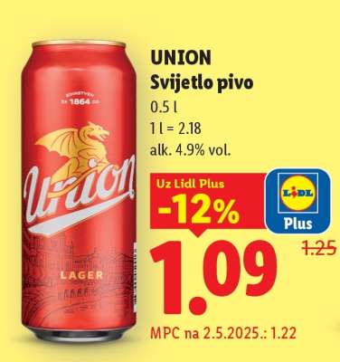 UNION Svijetlo pivo