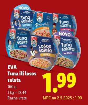EVA Tuna ili losos salata