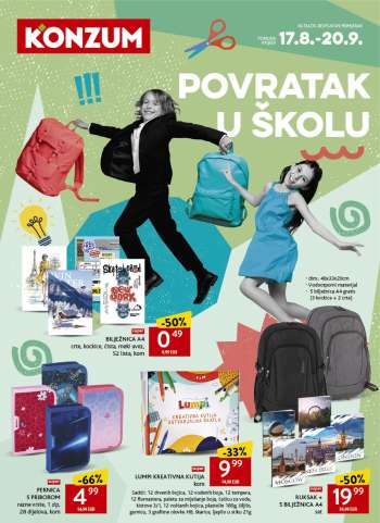 Konzum katalog - 17.08.2026. - 20.09.2026.