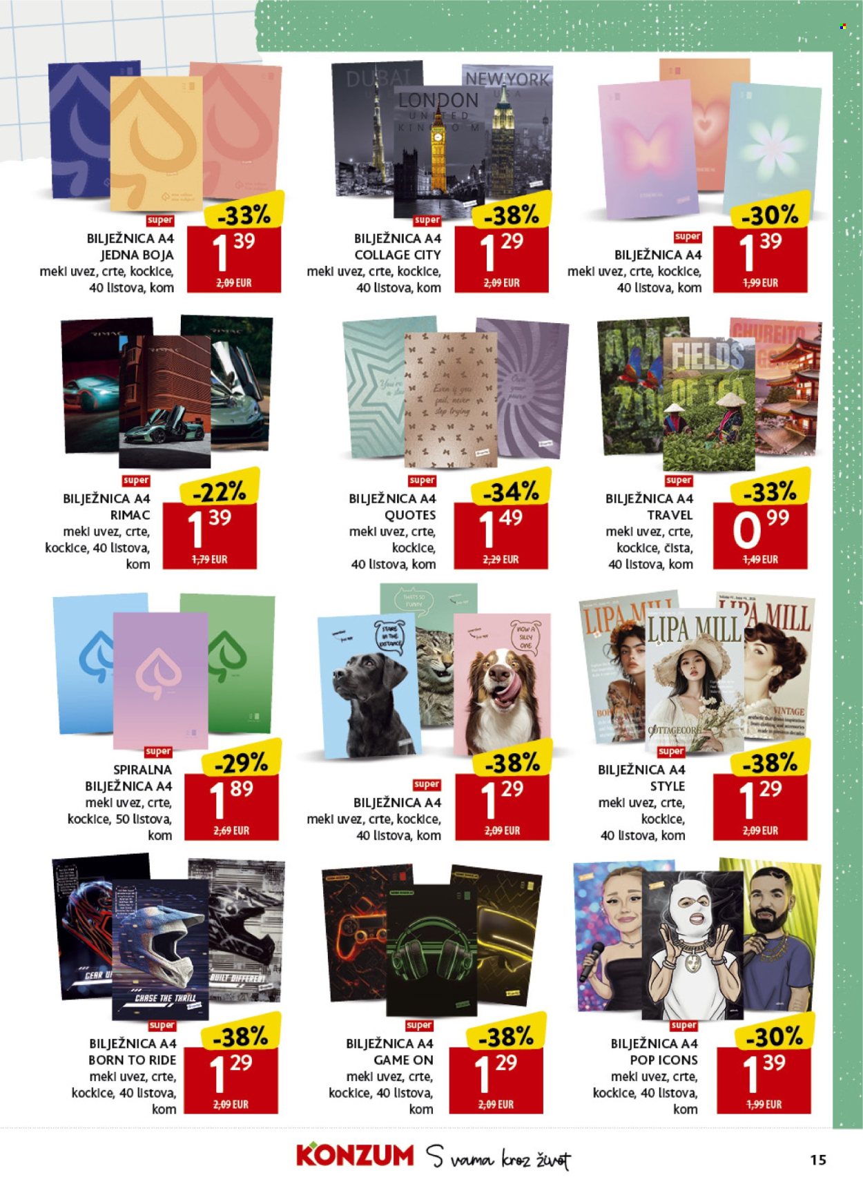 Leták Konzum - 17.8.2026 - 20.9.2026. Strana 15