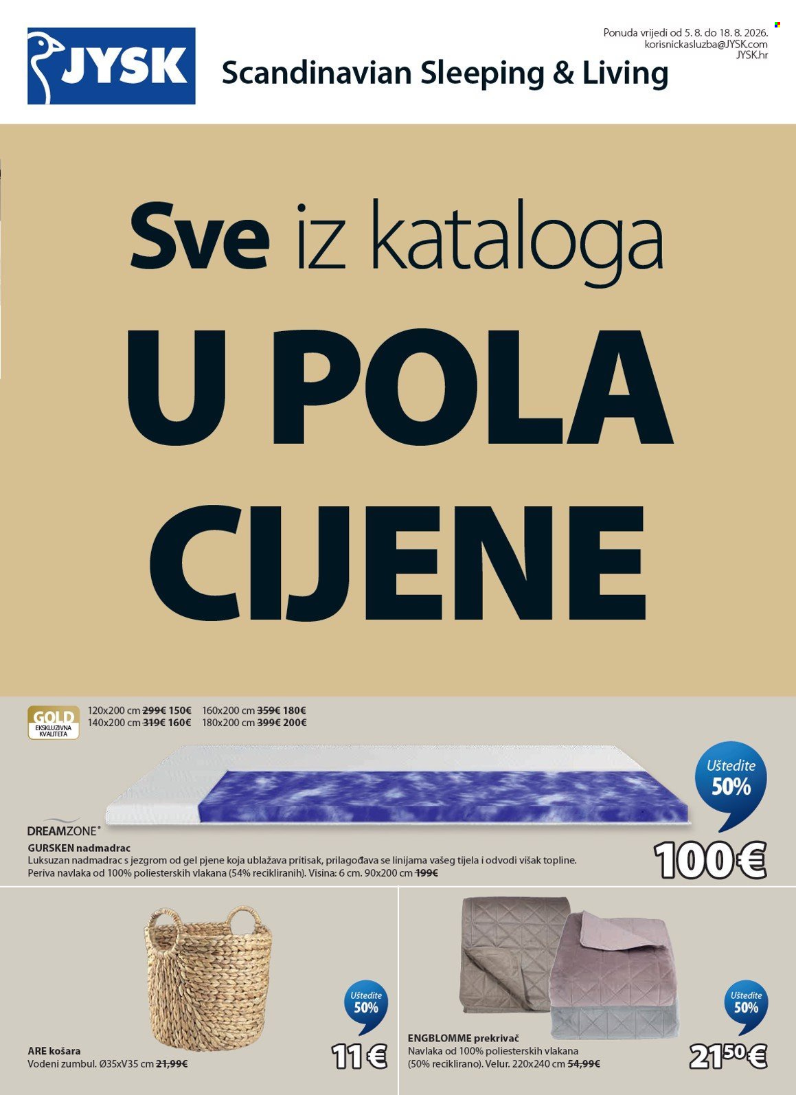 JYSK katalog - 05.08.2026. - 18.08.2026. Stranica 2