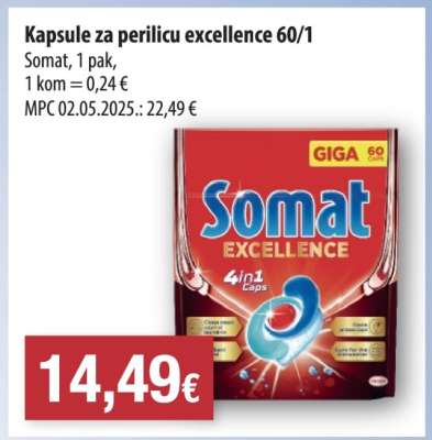 Kapsule za perilicu excellence 60/1