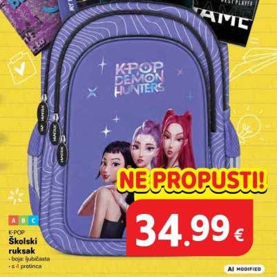 K-POP Školski ruksak