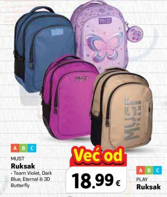 MUST Ruksak