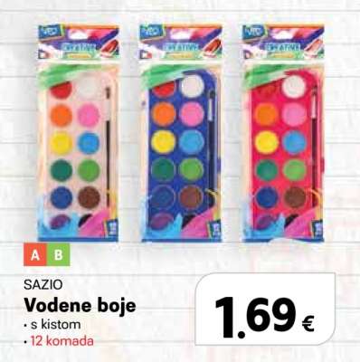 SAZIO Vodene boje