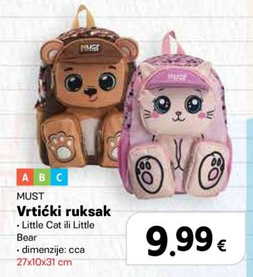 MUST Vrtićki ruksak