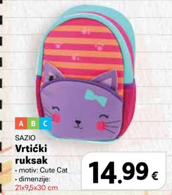 Vrtićki ruksak