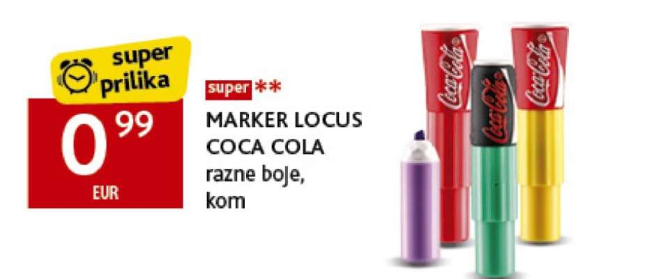 MARKER LOCUS COCA COLA