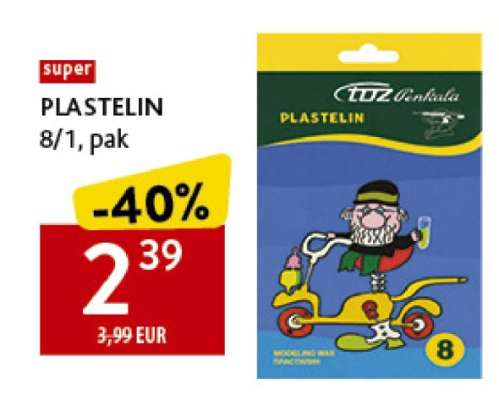 PLASTELIN 8/1 pak