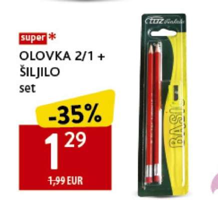 OLOVKA 2/1 + ŠILJILO set