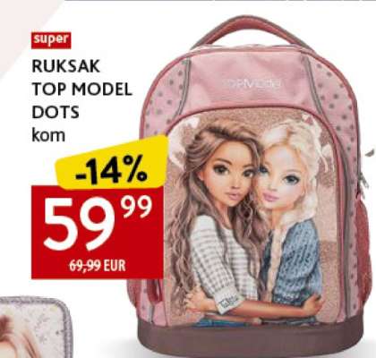 RUKSAK TOP MODEL DOTS