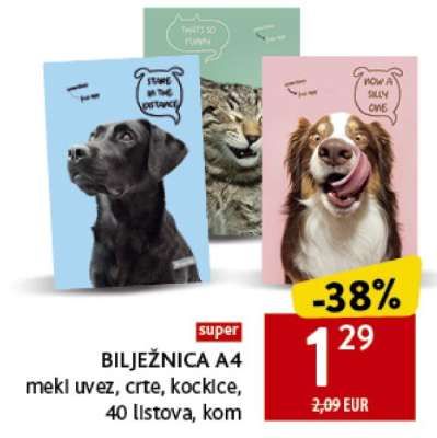 Bilježnica A4