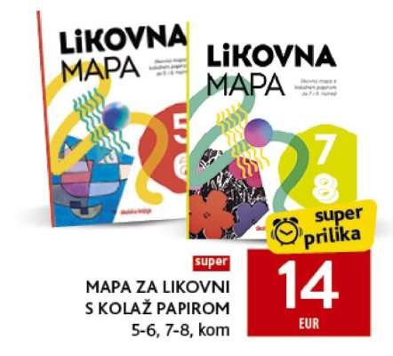 MAPA ZA LIKOVNI S KOLAŽ PAPIROM