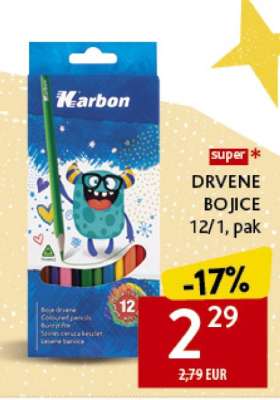 DRVENE BOJICE 12/1, pak