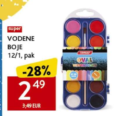 VODENE BOJE 12/1 , pak