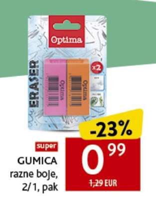 GUMICA razne boje, 2/1, pak