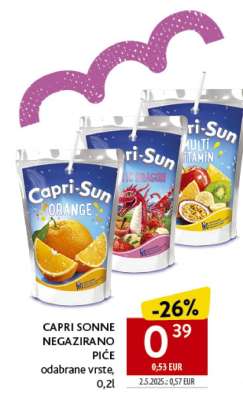 CAPRI SONNE NEGAZIRANO PIĆE