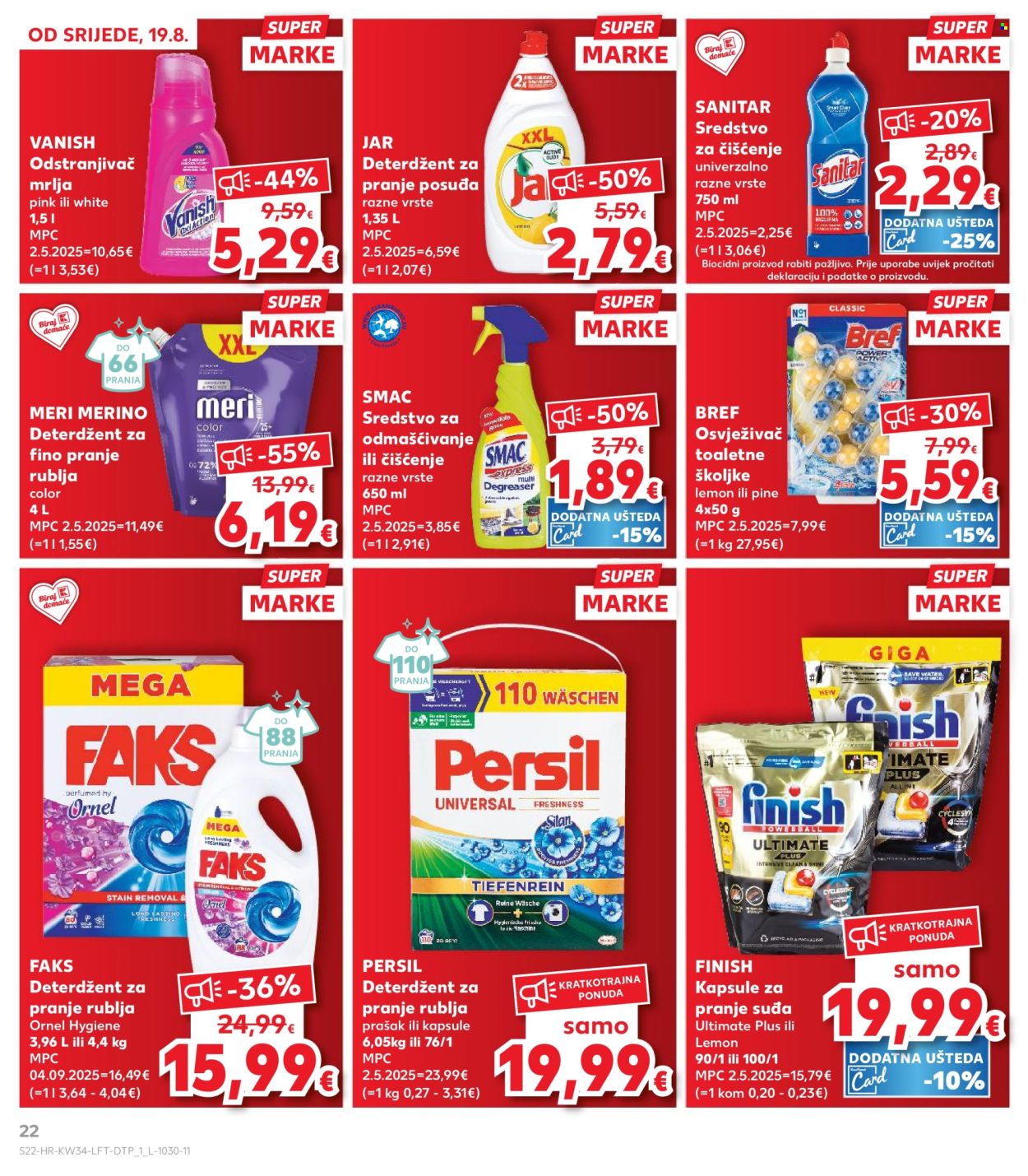 Kaufland katalog - 19.08.2026. - 25.08.2026. Stranica 22