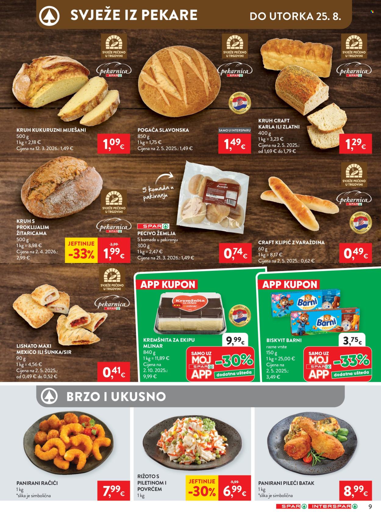 INTERSPAR katalog - 19.08.2026. - 25.08.2026. Stranica 9