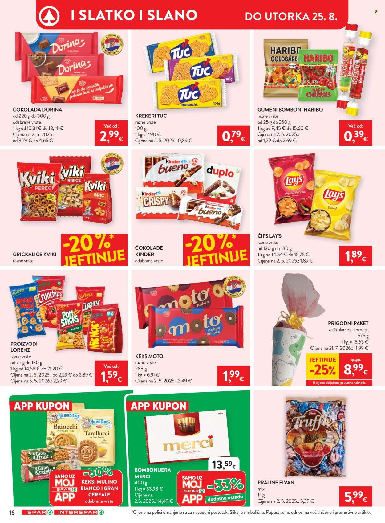 INTERSPAR katalog - 19.08.2026. - 25.08.2026. Stranica 22