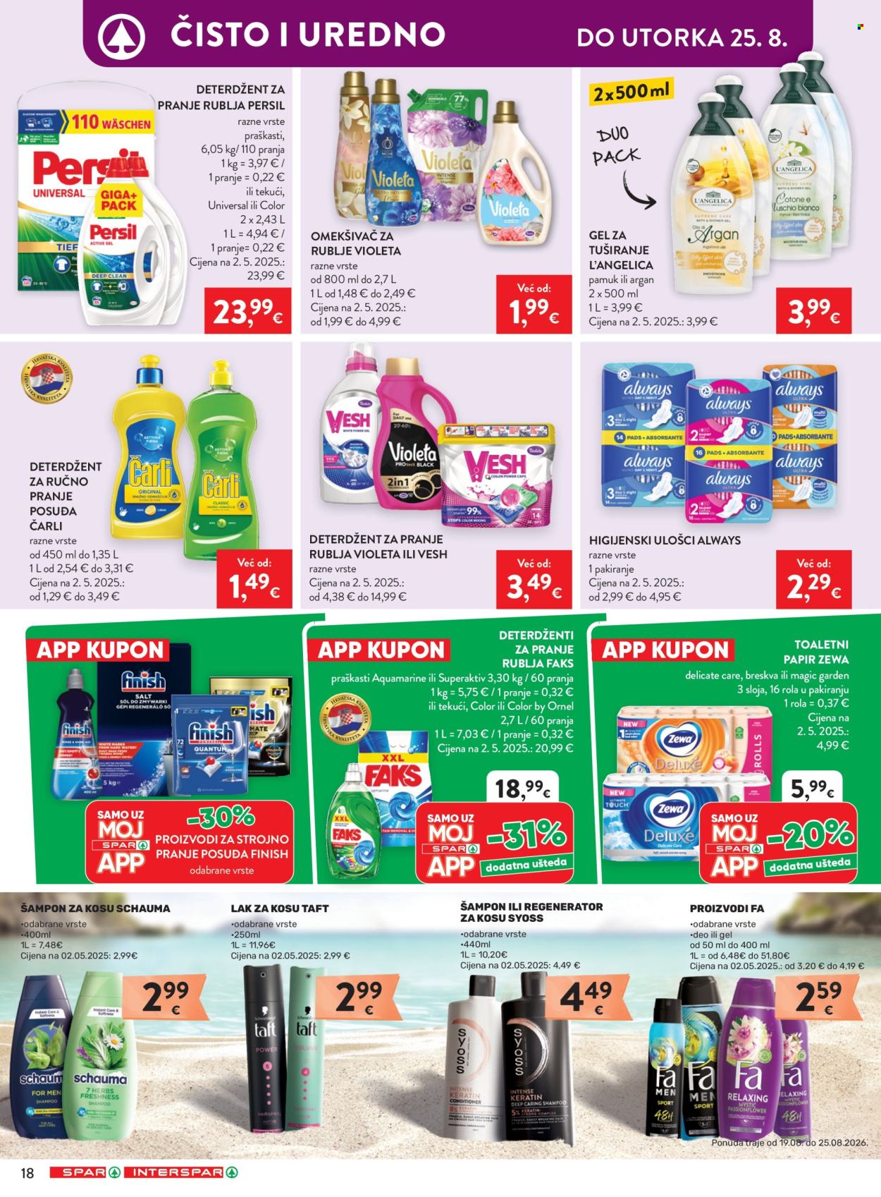 INTERSPAR katalog - 19.08.2026. - 25.08.2026. Stranica 28