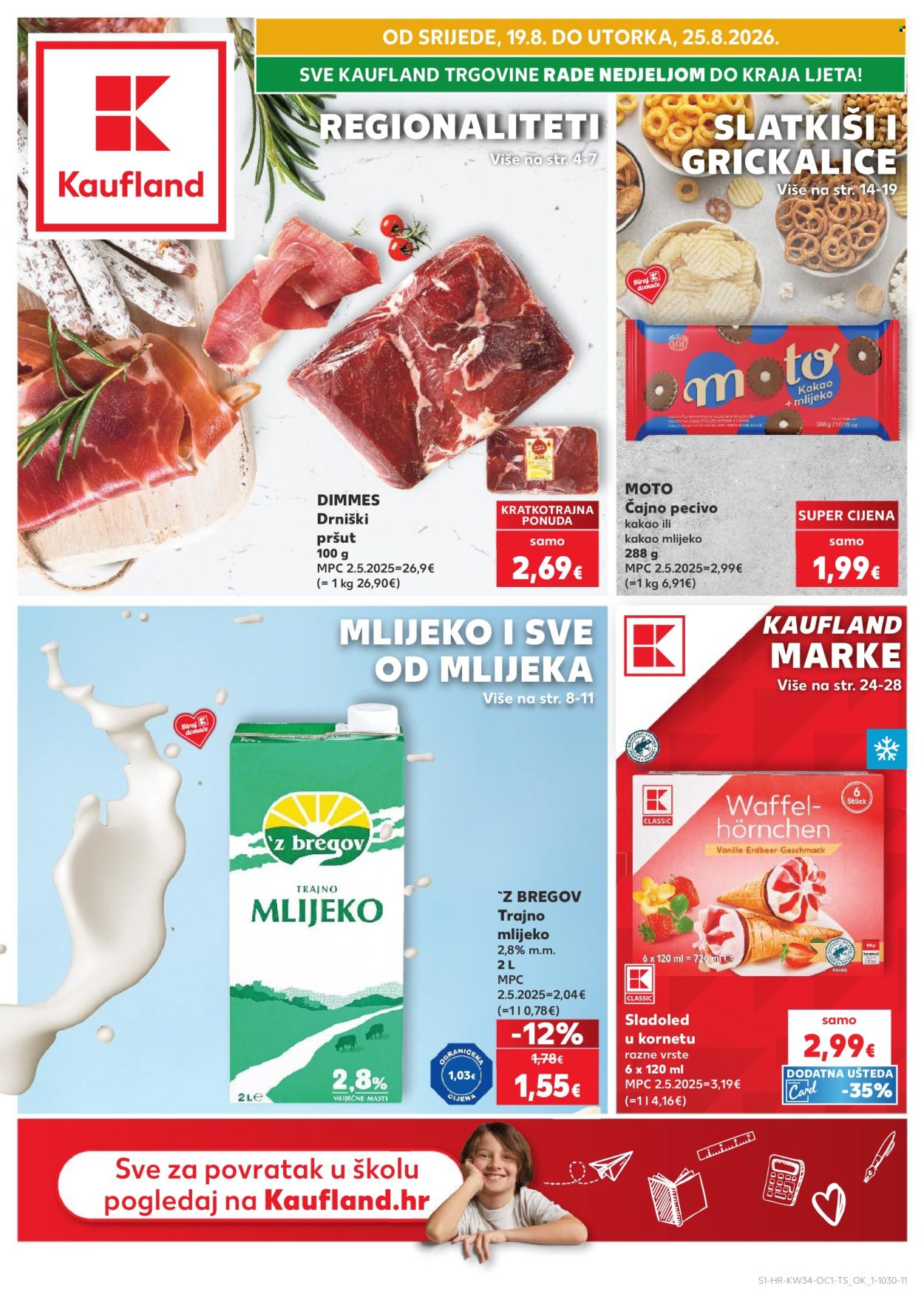 Kaufland katalog - 19.08.2026. - 25.08.2026. Stranica 1