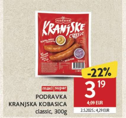 PODRAVKA KRANJSKA KOBASICA