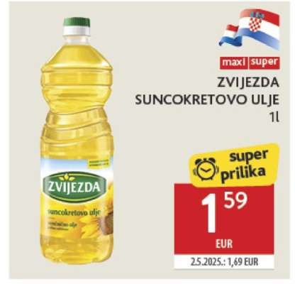 ZVIJEZDA SUNCOKRETOVO ULJE