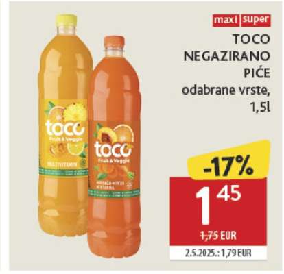 TOCO NEGAZIRANO PIĆE