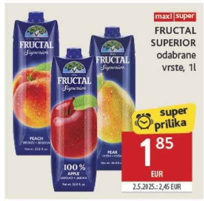 FRUCTAL SUPERIOR odabrane vrste 1l