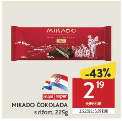 MIKADO ČOKOLADA