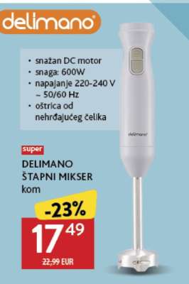 Delimano Štapni Mikser