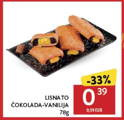LISNATO čokolada vanilija