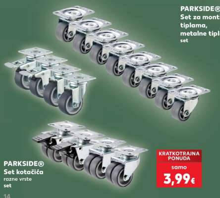PARKSIDE® Set kotačića