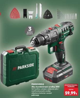 PARKSIDE® Aku kombinirani uređaj 20V