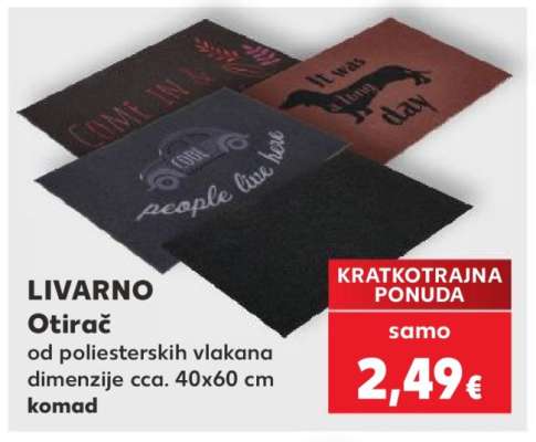 LIVARNO Otirač