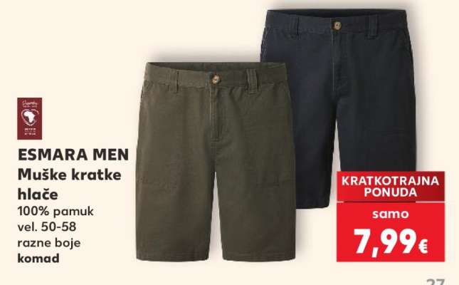 ESMARA MEN Muške kratke hlače