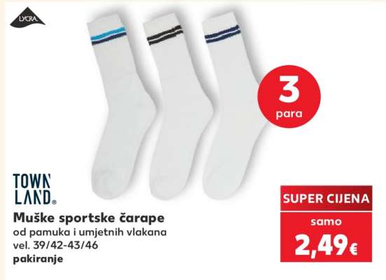 Muške sportske čarape