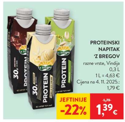 Proteinski napitak ‘z bregov