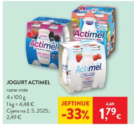 Jogurt Actimel