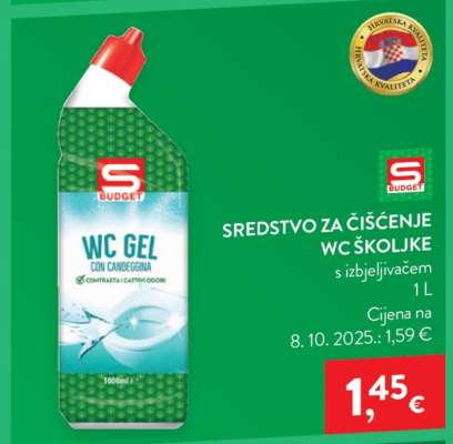Sredstvo za čišćenje wc školjke