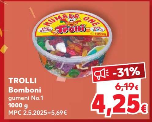 TROLLI Bomboni gumeni No.1